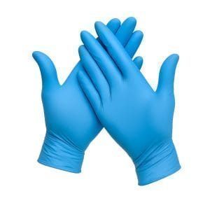 Nitrile gloves (large)